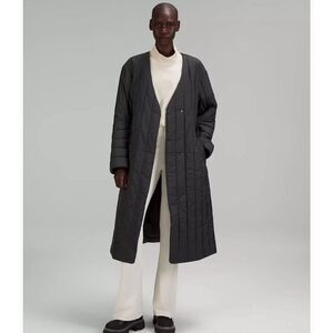 $278 Lululemon Belted Long Insulated Jacket size 4
